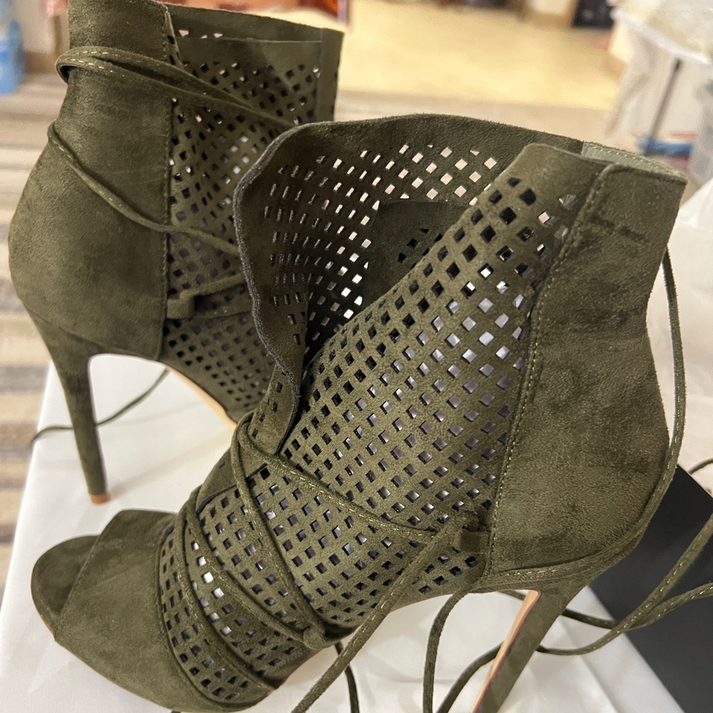 Woman brand new high heels